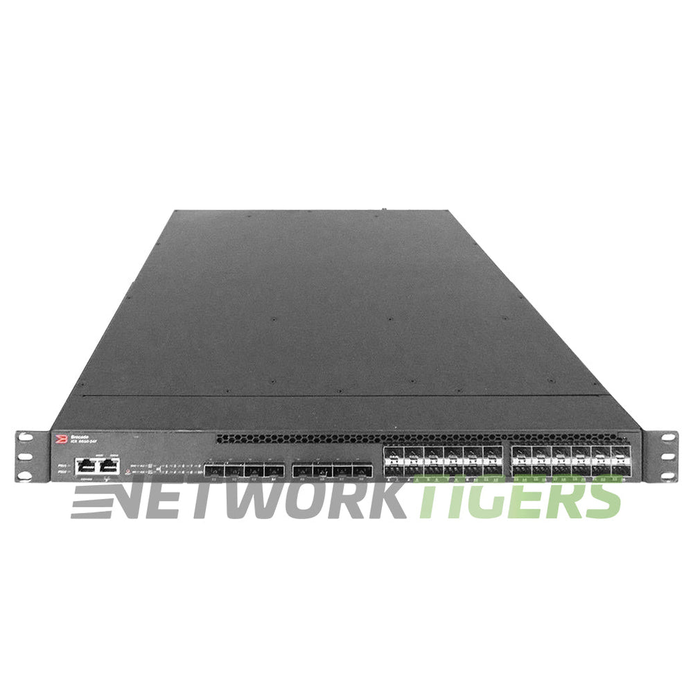 Brocade ICX6610-24F-PE 24x 1GB FC SFP 8x 1GB SFP F-B Airflow (Premium) Switch