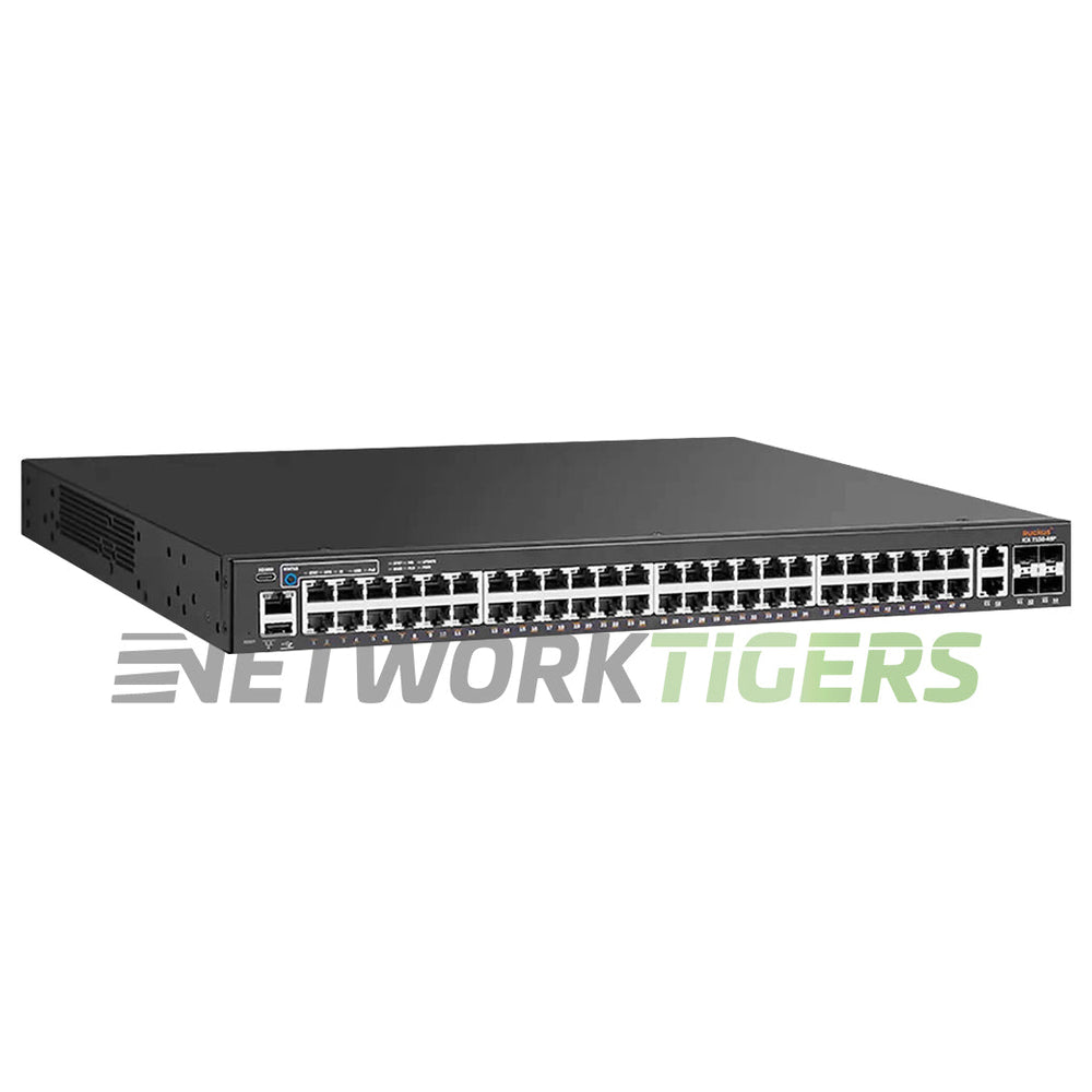 Ruckus Brocade ICX7150-48PF-4X10GR 48x 1GB PoE+ RJ45 4x 10GB SFP+ Switch