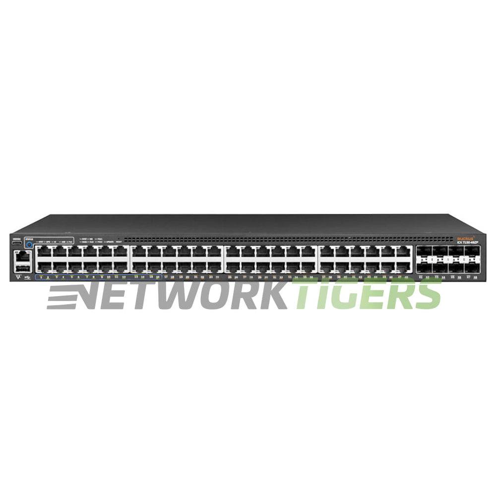 Ruckus ICX7150-48ZP-E8X10GR 16x 2.5GB PoH RJ45 32x 1GB PoE+ 8x 10GB SFP+ Switch