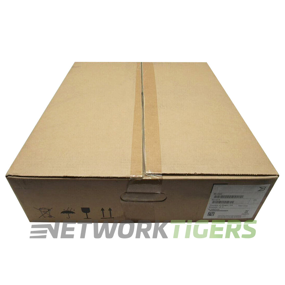 NEW Ruckus Brocade ICX7450-48P-E 48x 1GB PoE+ RJ45 2x 40GB QSFP+ F-B Air Switch