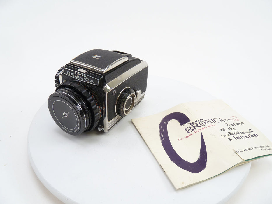 Bronica C Camera outfit with 75MM F2.8 Lens