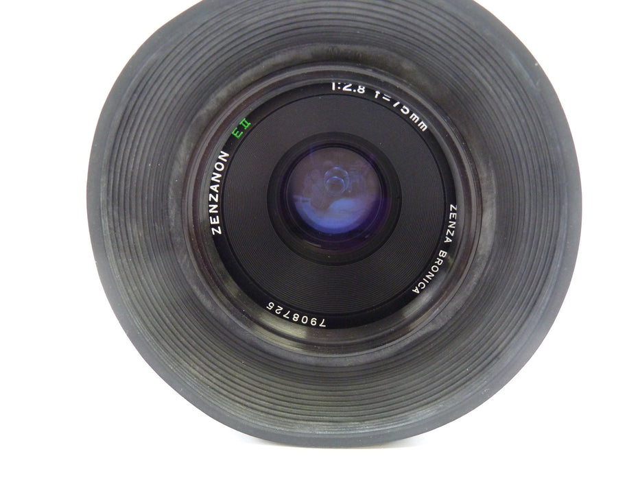 Bronica ETRS Camera Outfit with 75MM Lens, 120 Film Back, and NO FINDER