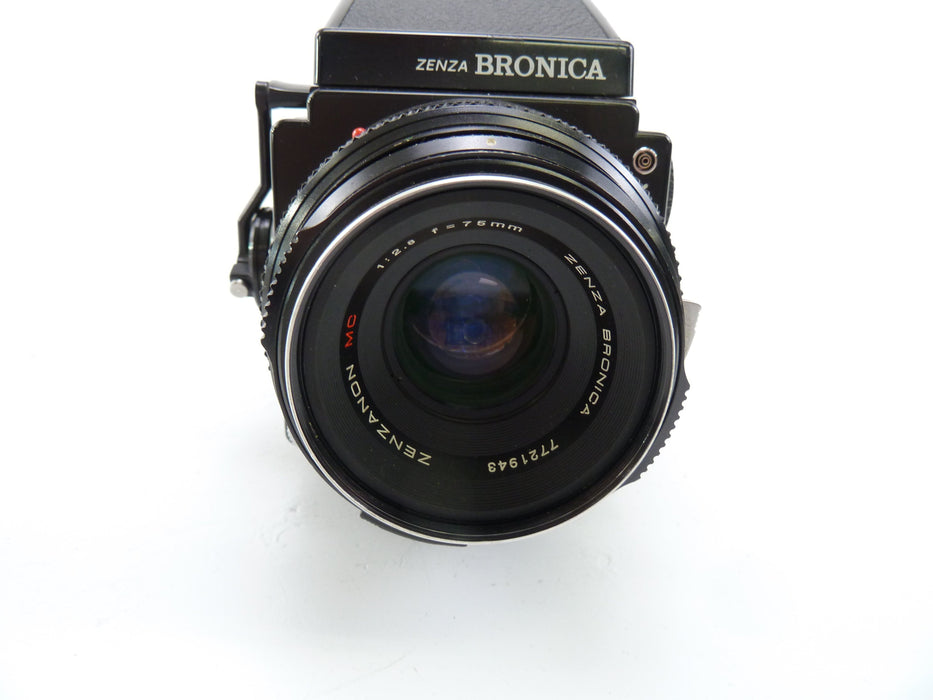 Bronica ETRS Complete Kit with 120 Film Back and 75MM F2.8 Lens  (no dark slide)
