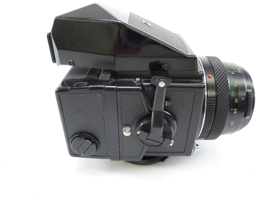 Bronica ETRS Complete Kit with 120 Film Back and 75MM F2.8 Lens  (no dark slide)