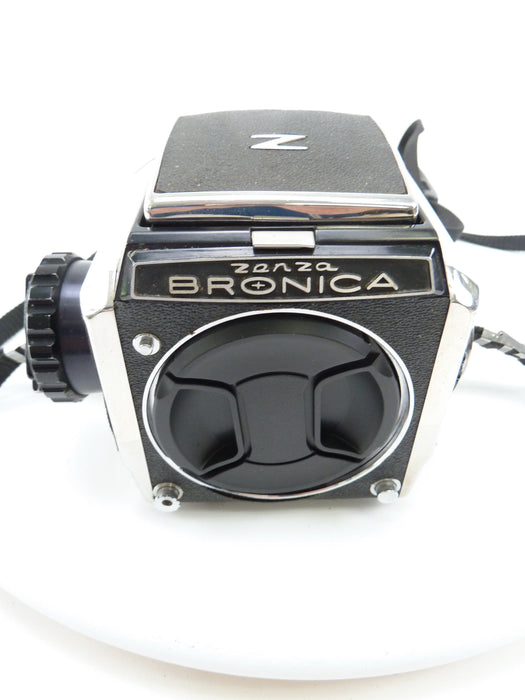 Bronica S2 Body with 120 Film Back and Waist Level Finder