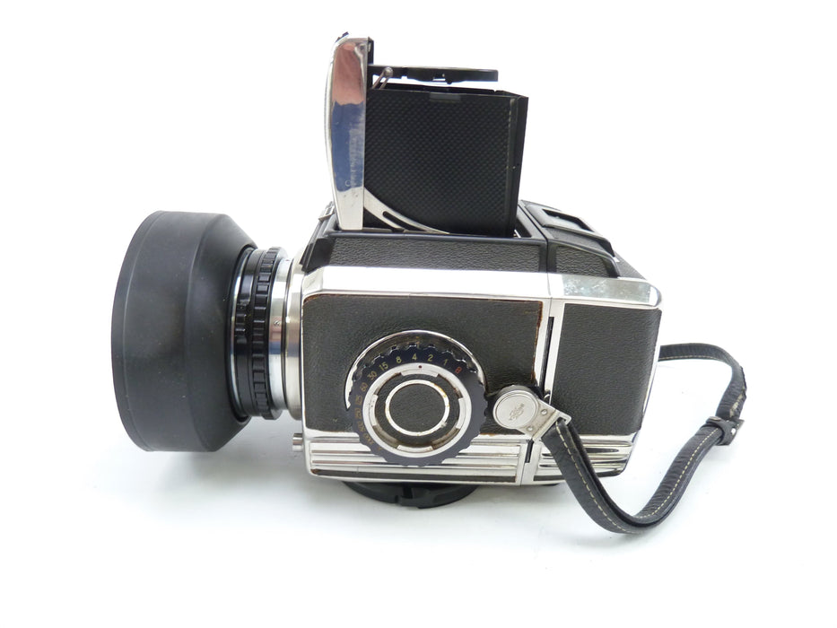 Bronica S with 75MM F2.8, 120 Film Back, and Prism Finder