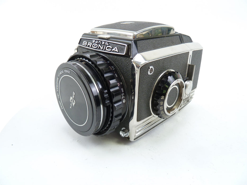 Bronica S2a Camera Outfit with 75mm f/2.8 Lens and 120 Film Back