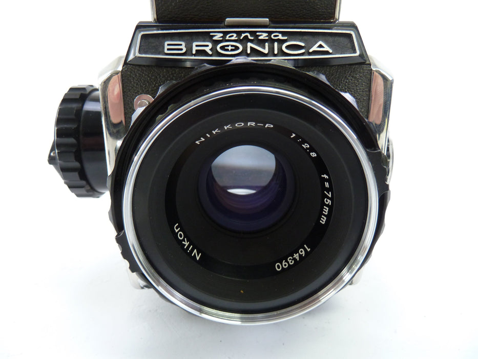Bronica S2a Camera Outfit with 75mm f/2.8 Lens and 120 Film Back