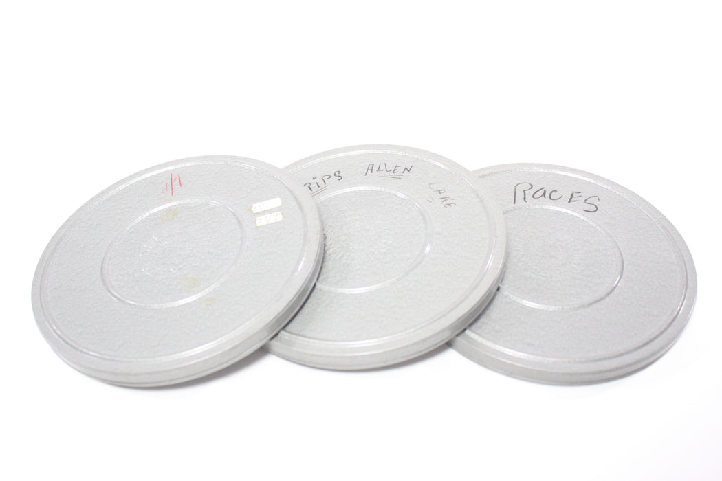 Brumberger Co. 8mm Film Canisters and Reels (Set of 3)