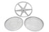 Brumberger Co. 8mm Film Canisters and Reels (Set of 3)