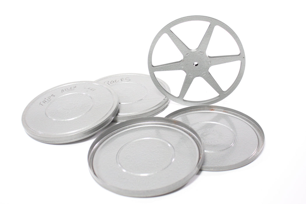 Brumberger Co. 8mm Film Canisters and Reels (Set of 3)