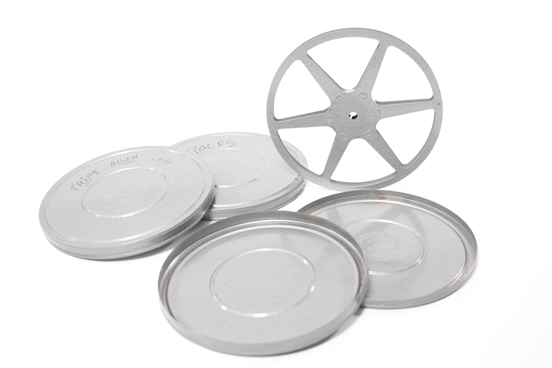 Brumberger Co. 8mm Film Canisters and Reels (Set of 3)