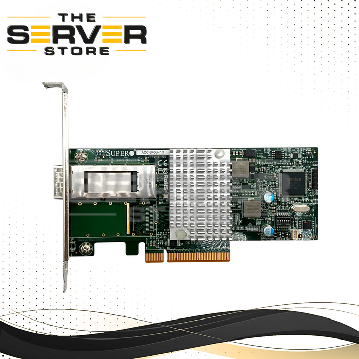 Intel XL710 AM1 40GbE 1 Port QSFP+ PCIe 3.0 x8 Converged Network Card (CNA)  XL710QDA1 XL710-QDA1 (SuperMicro)