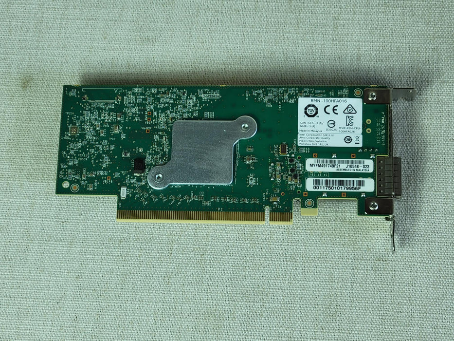 Intel RMN-100HFA016 100 Series Single Port 100GB QSFP28 PCIe Host Fabric Adapter