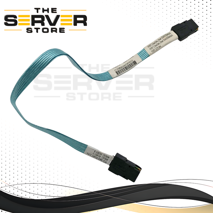 HPE Amphenol Slim-SAS Cable, 2x SFF-8087 Connectors, 35cm Length, For DL380 Gen10 (AROC) Array on Chip to Shiner 36p PORT1+2 kit. P/N: 875093-001.