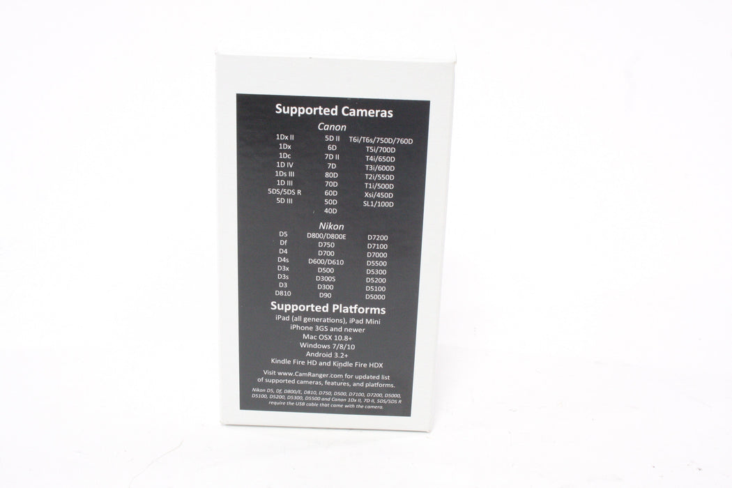 CamRanger Wireless DSLR Camera Control