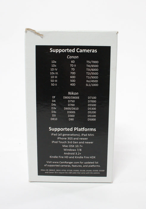 CamRanger Wireless Transmitter for Select Canon and Nikon DSLR Cameras