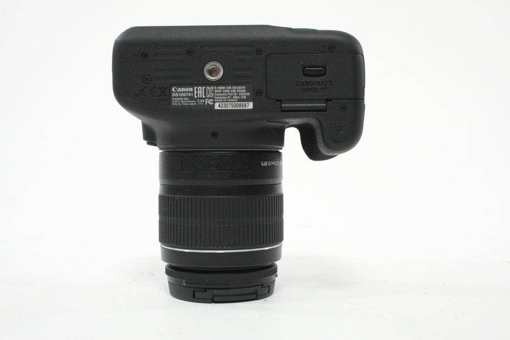 Canon 2000D DSLR with 18-55mm f/3.5-5.6 Lens with a Shutter Count of 3