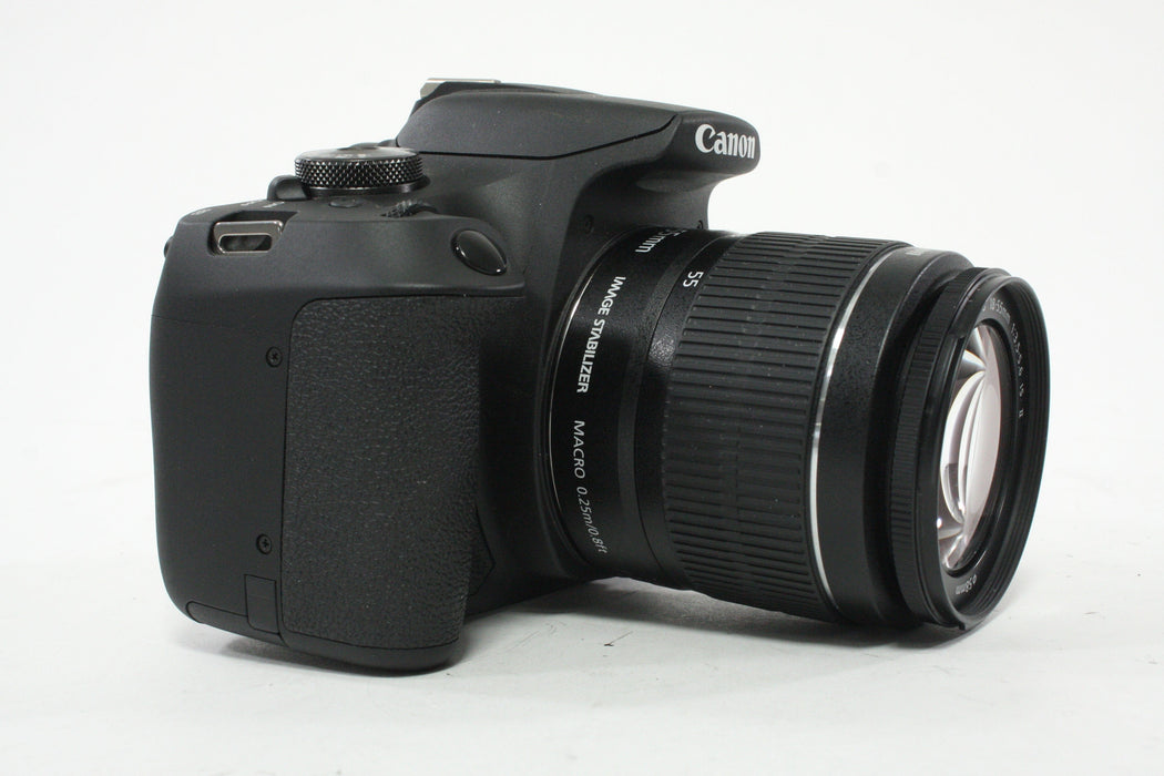 Canon 2000D DSLR with 18-55mm f/3.5-5.6 Lens with a Shutter Count of 3