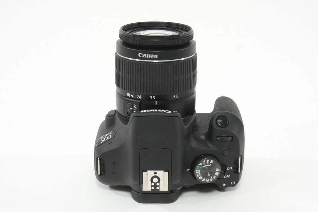 Canon 2000D (Rebel T7) w/ EF-S 18-55mm f/3.5-5.6 III - Shutter Count 204