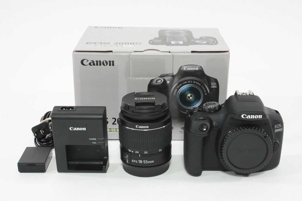 Canon 2000D (Rebel T7) w/ EF-S 18-55mm f/3.5-5.6 III - Shutter Count 204