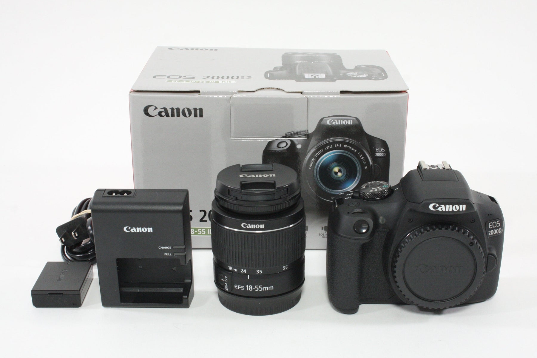 Canon 2000D (Rebel T7) w/ EF-S 18-55mm f/3.5-5.6 III - Shutter Count 204