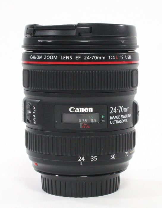 Canon 24-70mm f/4 L IS USM Macro Lens for Canon EF Mount, with case.