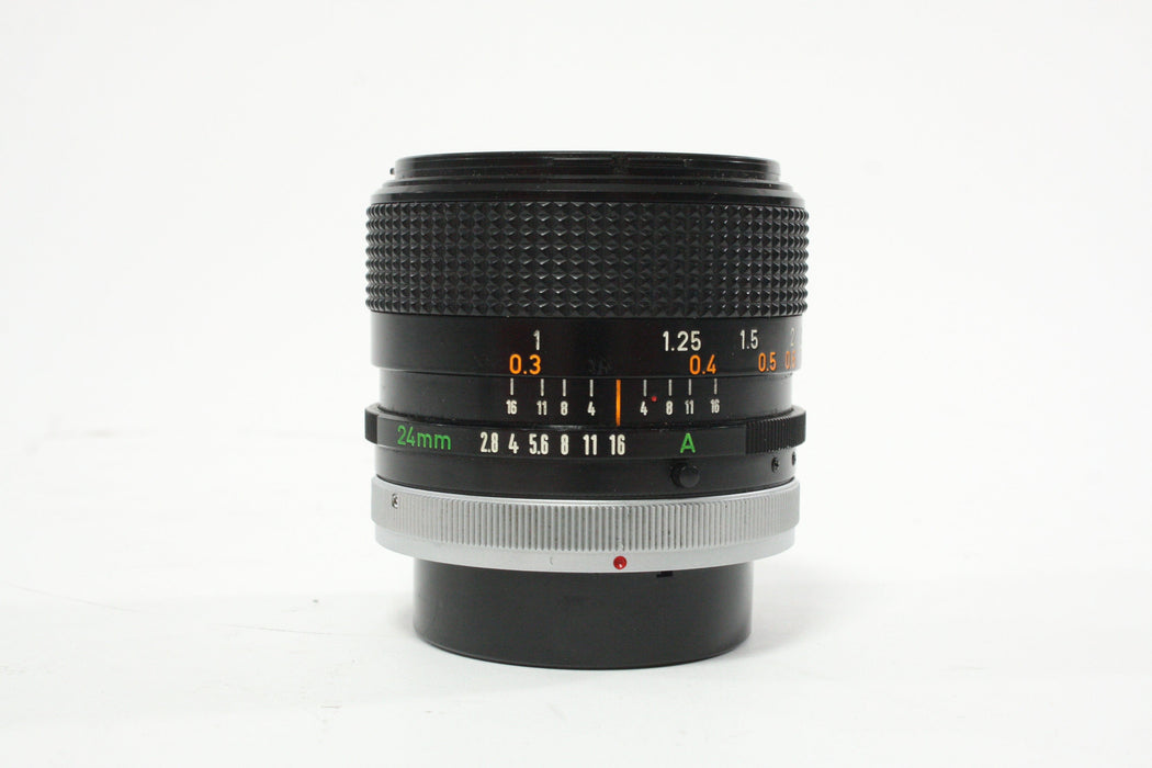 Canon 24mm f/2.8 SSC Lens for Canon FD Mount
