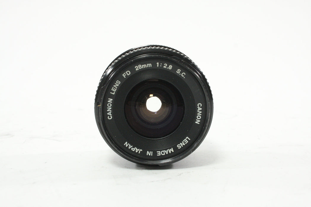 Canon 28mm f/2.8 S.C. Lens for Canon FD Mount