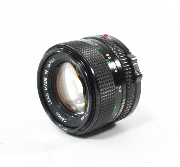 Canon 50mm f/1.4 Lens for Canon FD Mount
