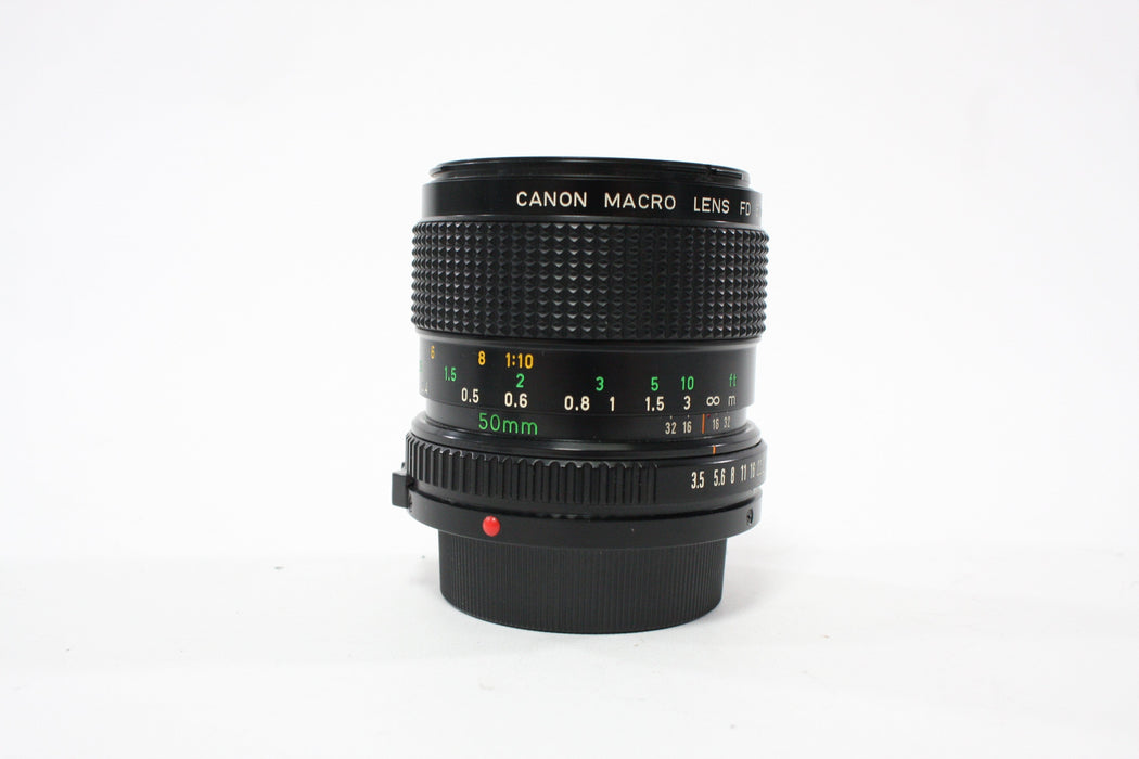 Canon 50mm f/3.5 FD Macro Lens for Canon FD Mount