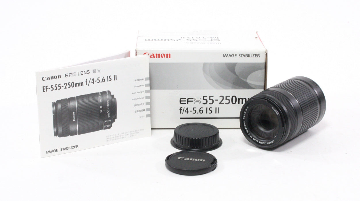 Canon 55-250mm f/4-5.6 IS II Lens for Canon EF Mount