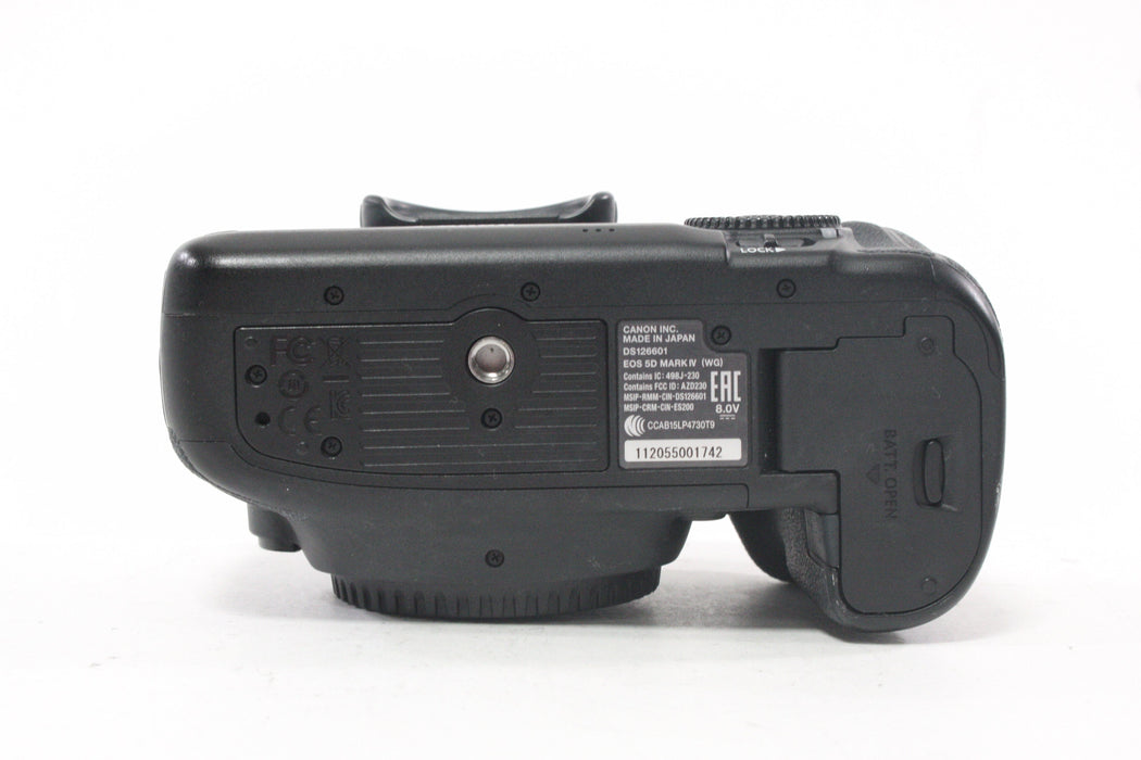 Canon 5D Mark IV Digital SLR Camera Body with a Shutter Count of 28,998