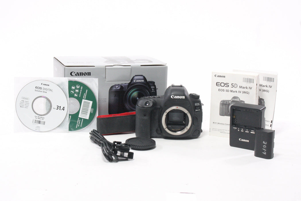 Canon 5D Mark IV Digital SLR Camera Body with a Shutter Count of 28,998