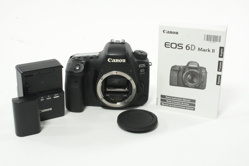 Canon 6D Mark II DSLR Camera with Shutter Count 394,062
