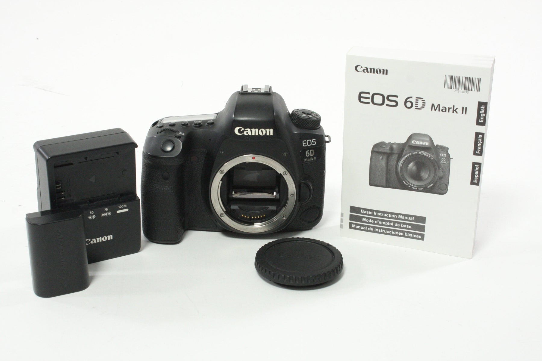 Canon 6D Mark II DSLR Camera with Shutter Count 394,062