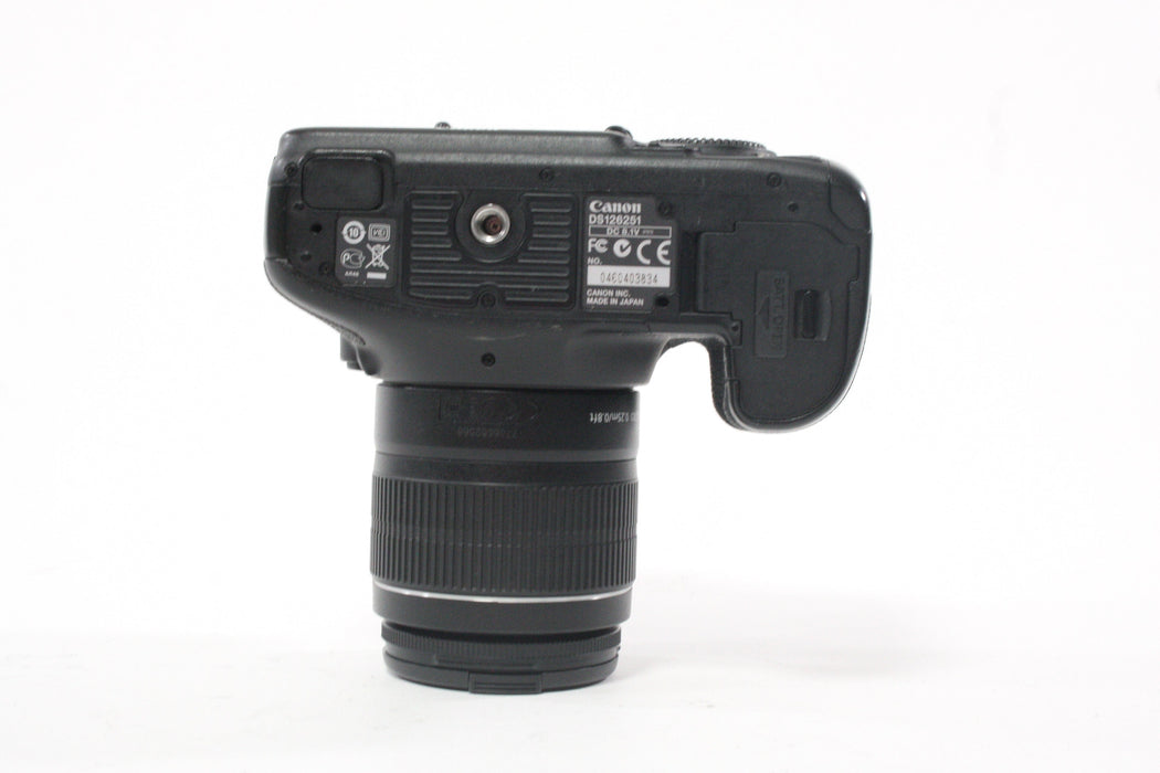 Canon 7D DLSR with 18-55mm f/3.5-5.6 IS II Lens with Shutter Count 59,196 (see details)