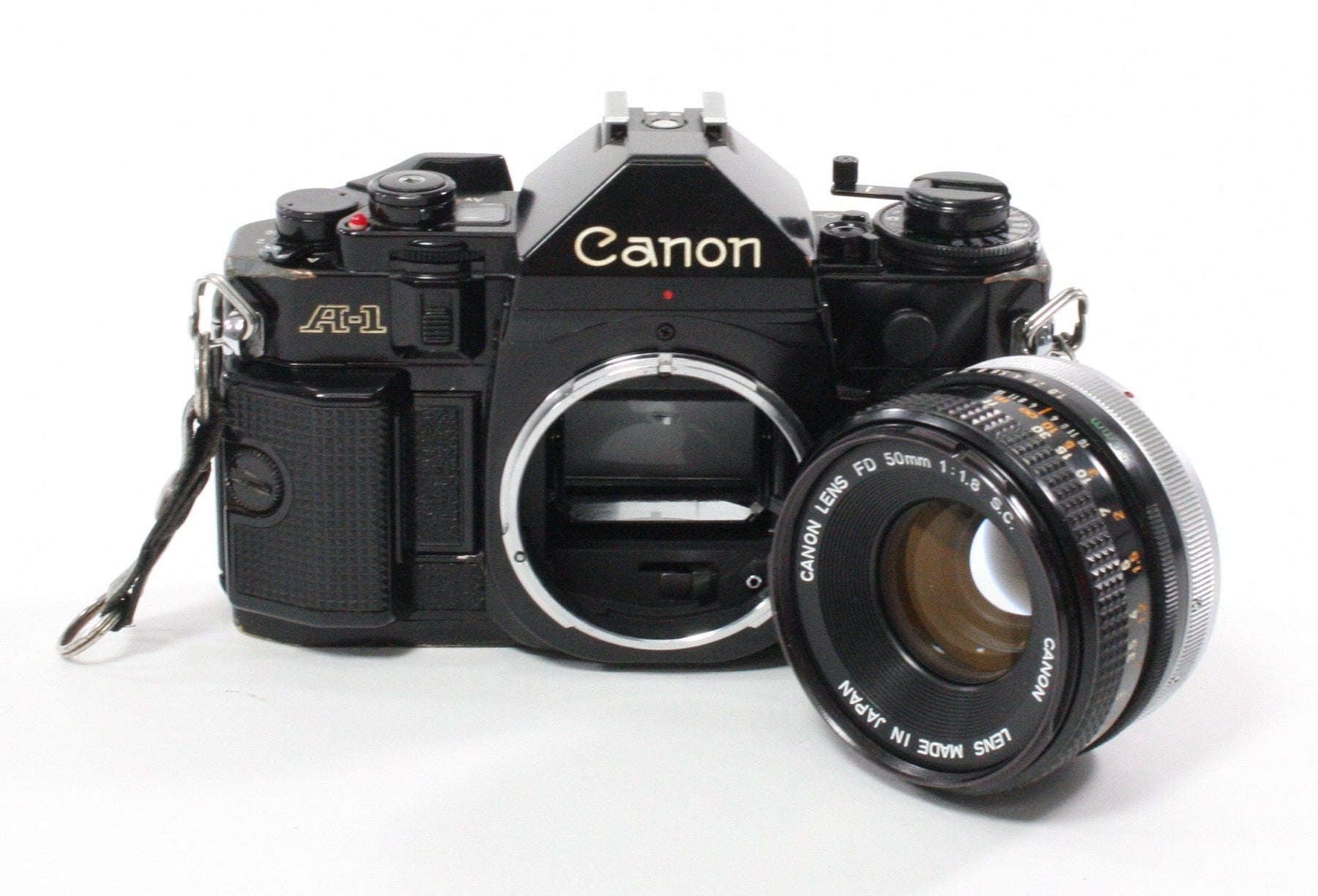 Canon A-1 35mm Camera with 50mm f/1.8 S.C Lens