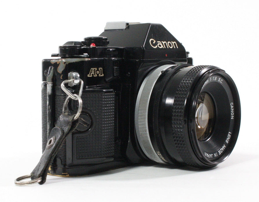 Canon A-1 35mm Camera with 50mm f/1.8 S.C Lens