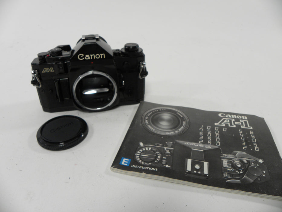Canon A-1 35mm SLR (Black) Body Only