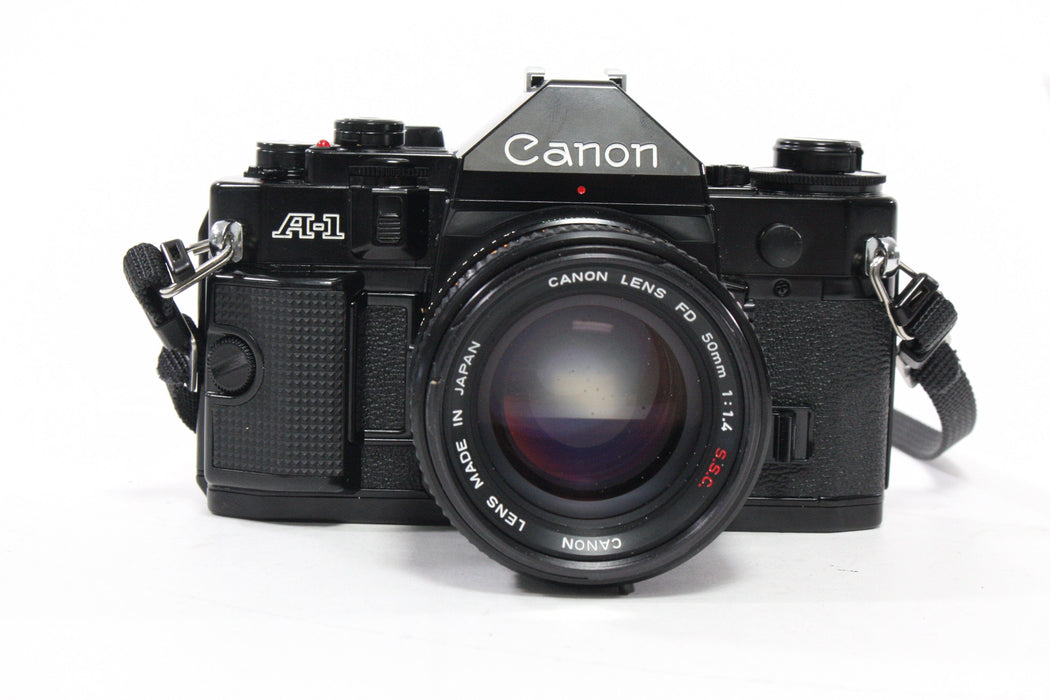 Canon A-1 35mm SLR Camera with 50mm f/1.4 Lens