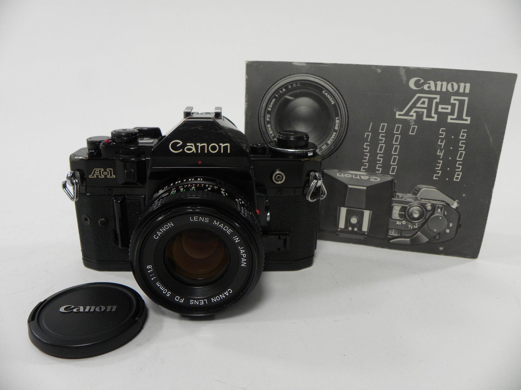 Canon A-1 35mm SLR w/FD 50mm f1.8