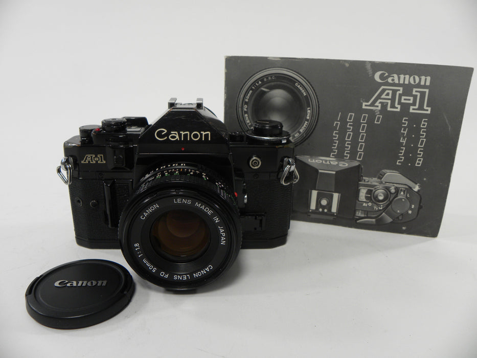 Canon A-1 35mm SLR w/FD 50mm f1.8