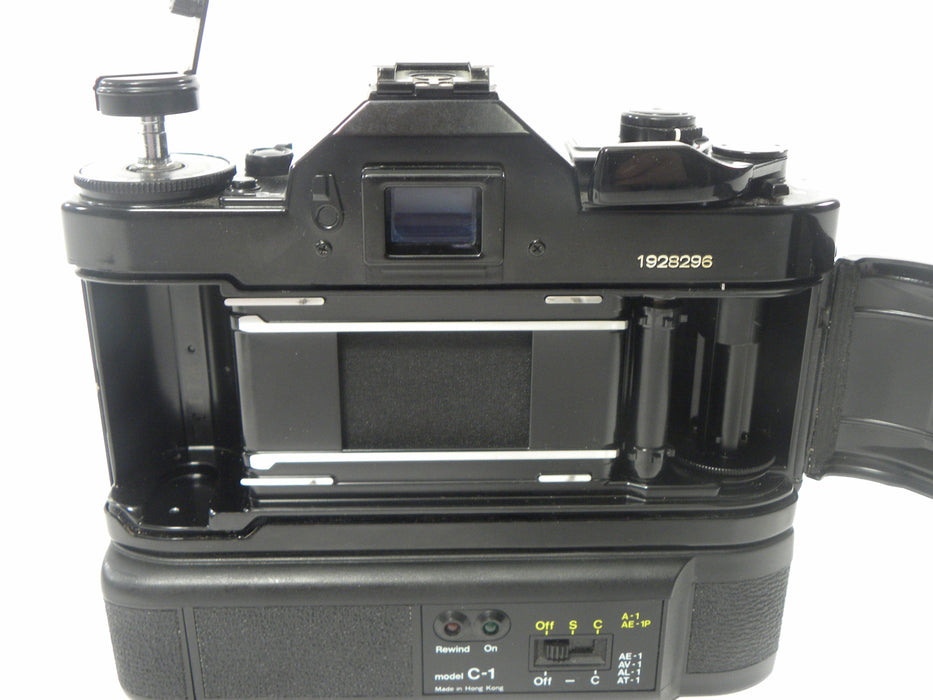 Canon A-1 35mm SLR w/FD 50mm f1.8 and Auto Winder