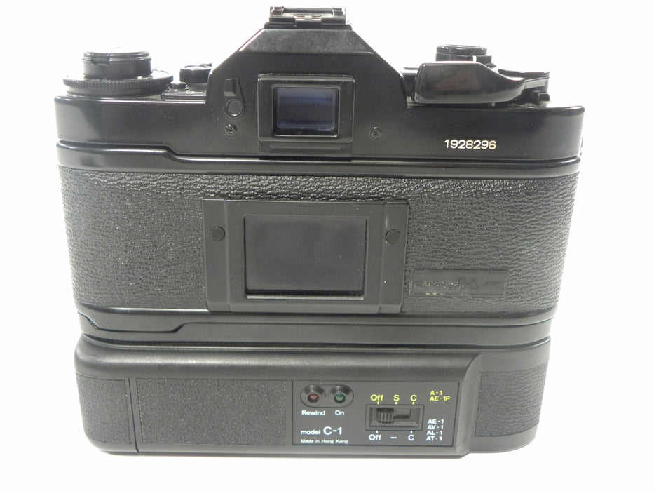 Canon A-1 35mm SLR w/FD 50mm f1.8 and Auto Winder