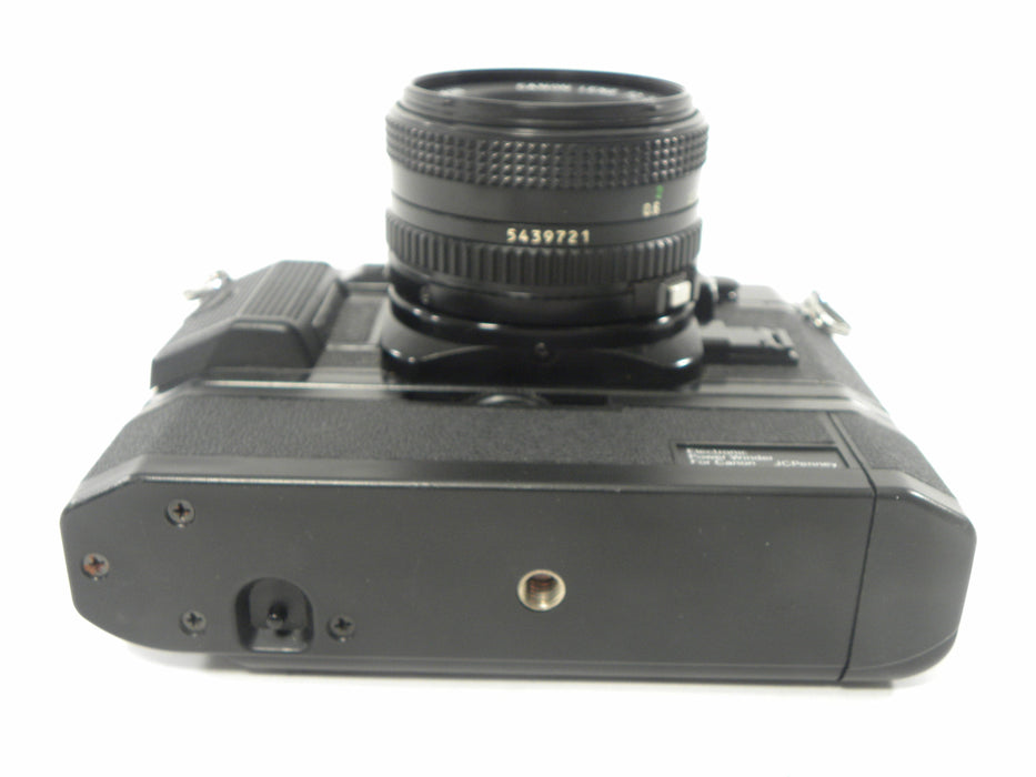 Canon A-1 35mm SLR w/FD 50mm f1.8 and Auto Winder