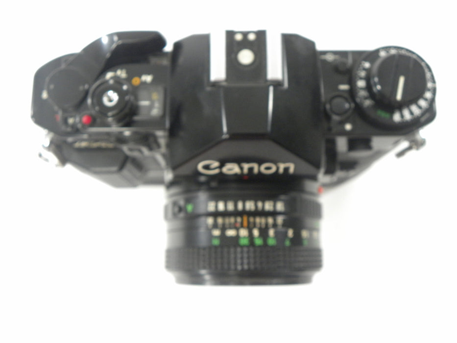 Canon A-1 35mm SLR w/FD 50mm f1.8 and Auto Winder