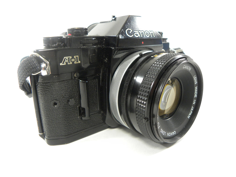 Canon A-1 35mm SLR w/FD 50mm f1.8 S.C.