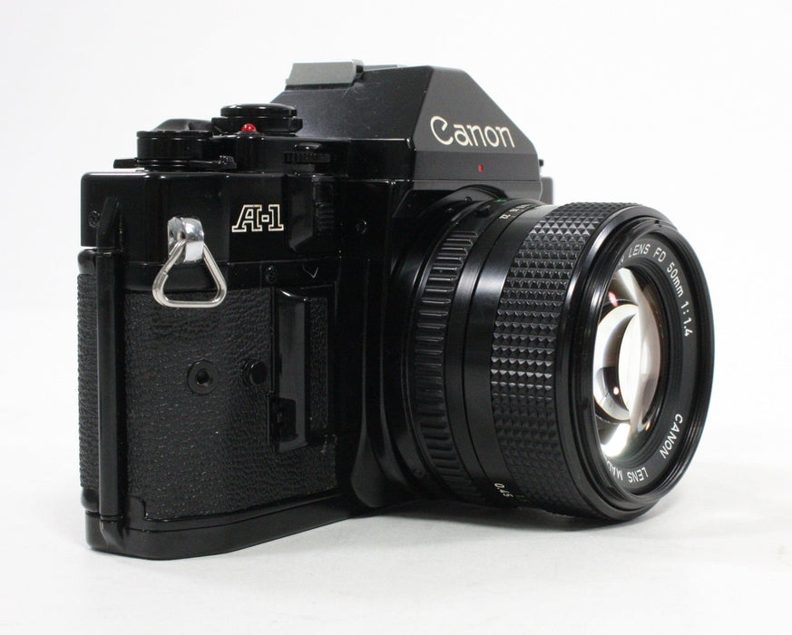 Canon A-1 SLR Camera with 50mm f/1.4 NFD Lens