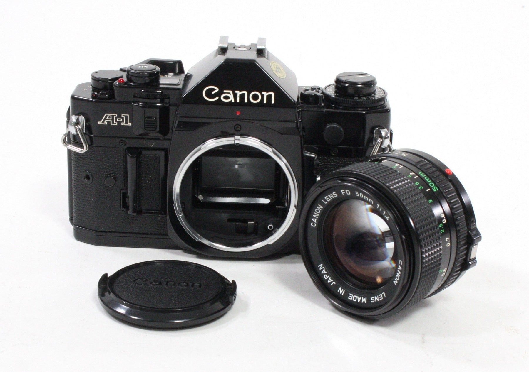 Canon A-1 SLR Camera with 50mm f/1.4 NFD Lens